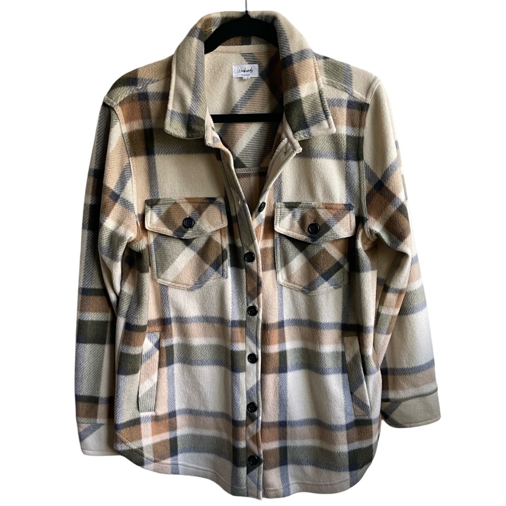 Fleece Fall Shacket (Size M)